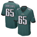 P.Eagles #65 Lane Johnson Player Team Color Green Home Game BALCE Stitched Jerseys
