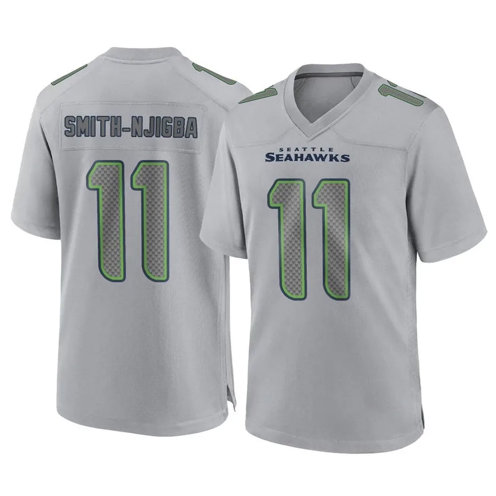 S.Seahawks #11 Jaxon Smith-Njigba Player Gray Atmosphere Fashion Home Game BALCE Stitched Jerseys