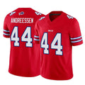 B.Bills #44 Joe Andreessen Player Red Vapor F.U.S.E. Limited Home Game BALCE Stitched Jerseys