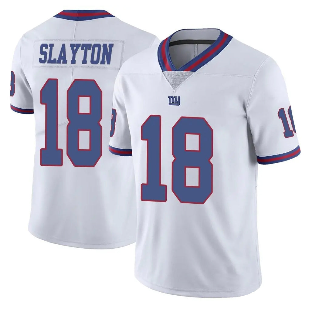 NY.Giants #18 Darius Slayton Player White Color Rush Home Game BALCE Stitched Jerseys