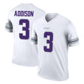 M.Vikings #3 Jordan Addison Player White Alternate Legend Home Game BALCE Stitched Jerseys