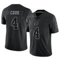 B.Bills #4 James Cook III Player Black RFLCTV Limited BALCE Stitched Jerseys
