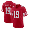SF.49ers #19 Deebo Samuel Sr. Player Red Game Home BALCE Stitched Jerseys