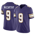 M.Vikings #9 J.J. McCarthy Player Purple Limited Classic Vapor F.U.S.E. Home Game BALCE Stitched Jerseys