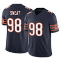 C.Bears #98 Montez Sweat Player Navy Vapor F.U.S.E. Limited Home Game BALCE Stitched Jerseys