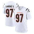 C.Bengals #97 Dexter Lawrence II Player White Home Game BALCE Stitched Jerseys