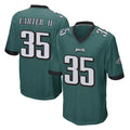 P.Eagles #35 Michael Carter II Player Team Color Green Home Game BALCE Stitched Jerseys