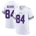 M.Vikings #84 Josh Oliver Player White Alternate Home Game BALCE Stitched Jerseys