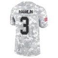 B.Bills #3 Damar Hamlin Player Arctic Camo Salute to Service Limited BALCE Stitched Jerseys