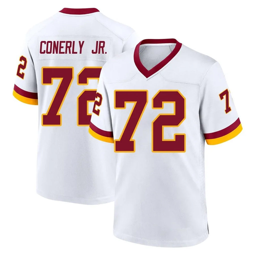 W.Commanders #72 Josh Conerly Jr. Player White Home Game BALCE Stitched Jerseys