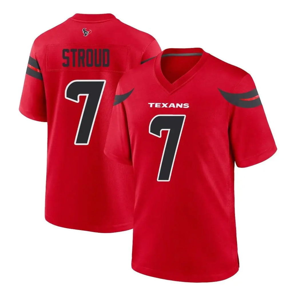 H.Texans #7 CJ Stroud Player Red Alternate Home Game BALCE Stitched Jerseys