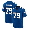 IN.Colts #79 Bernhard Raimann Player Royal Alternate Indiana Nights Home Game BALCE Stitched Jerseys