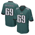 P.Eagles #69 Landon Dickerson Player Team Color Green Home Game BALCE Stitched Jerseys