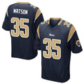 LA.Rams #35 Jaylen Watson Player Navy Home Game BALCE Stitched Jerseys