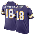 M.Vikings #18 Justin Jefferson Player Purple Limited Classic Home Game BALCE Stitched Jerseys