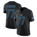 T.Titans #77 Peter Skoronski Player Black Impact Limited Home Game BALCE Stitched Jerseys
