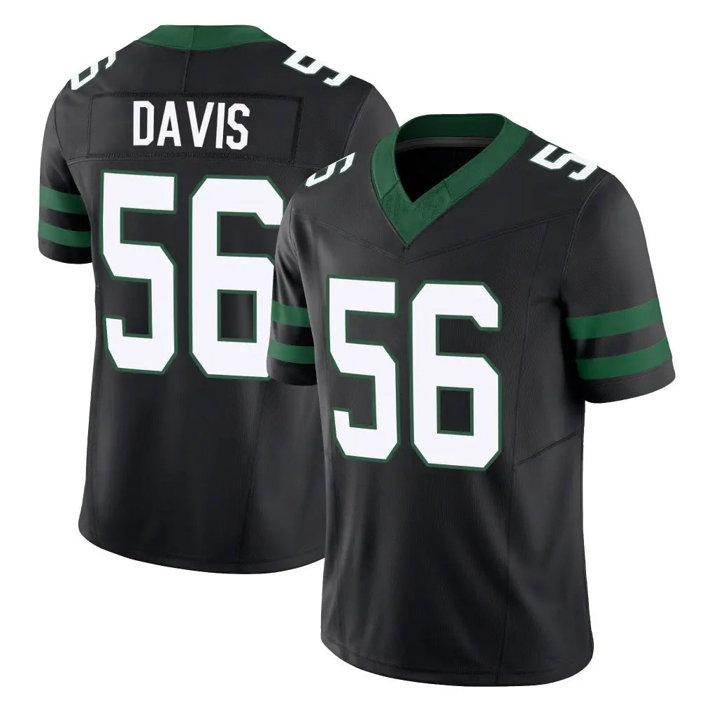 NY.Jets #56 Demario Davis Player Black Limited Legacy Vapor F.U.S.E. Home Game BALCE Stitched Jerseys