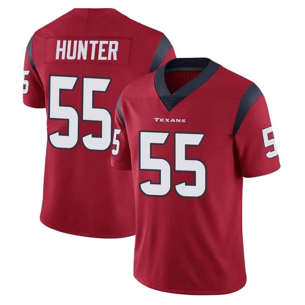 H.Texans #55 Danielle Hunter Player Red Limited Vapor Untouchable Home Game BALCE Stitched Jerseys