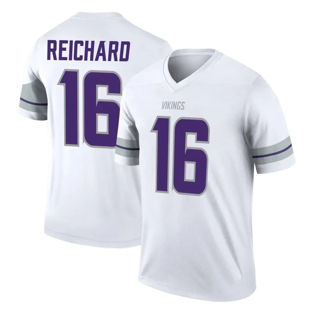M.Vikings #16 Will Reichard Player White Alternate Legend Home Game BALCE Stitched Jerseys