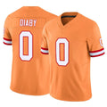 TB.Buccaneers #0 Yaya Diaby Player Orange Limited Vapor F.U.S.E. Home Game BALCE Stitched Jerseys