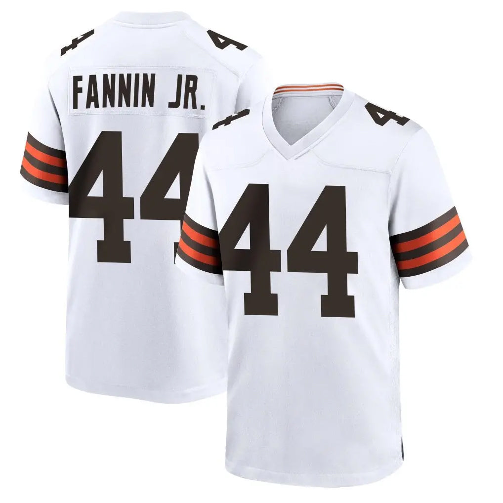 C.Browns #44 Harold Fannin Jr. Player White Home Game BALCE Stitched Jerseys