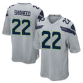 S.Seahawks #22 Rashid Shaheed Player Gray Home Game BALCE Stitched Jerseys