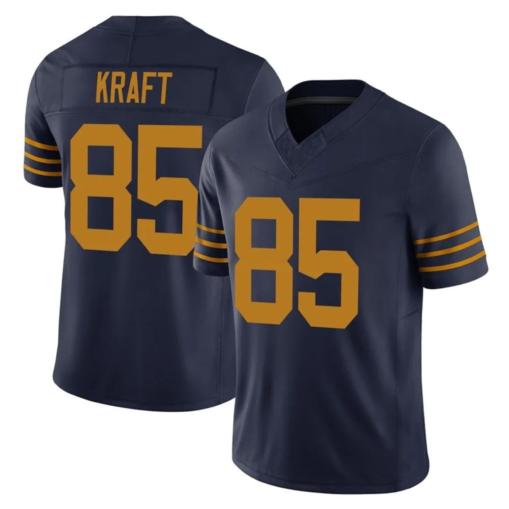 GB.Packers #85 Tucker Kraft Player Navy The 1923 Classic Vapor F.U.S.E. Home Game BALCE Stitched Jerseys