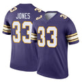 M.Vikings #33 Aaron Jones Sr. Player Purple Limited Classic Home Game BALCE Stitched Jerseys