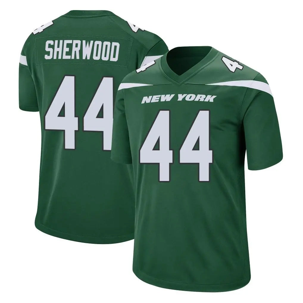 NY.Jets #44 Jamien Sherwood Player Green Home Game BALCE Stitched Jerseys