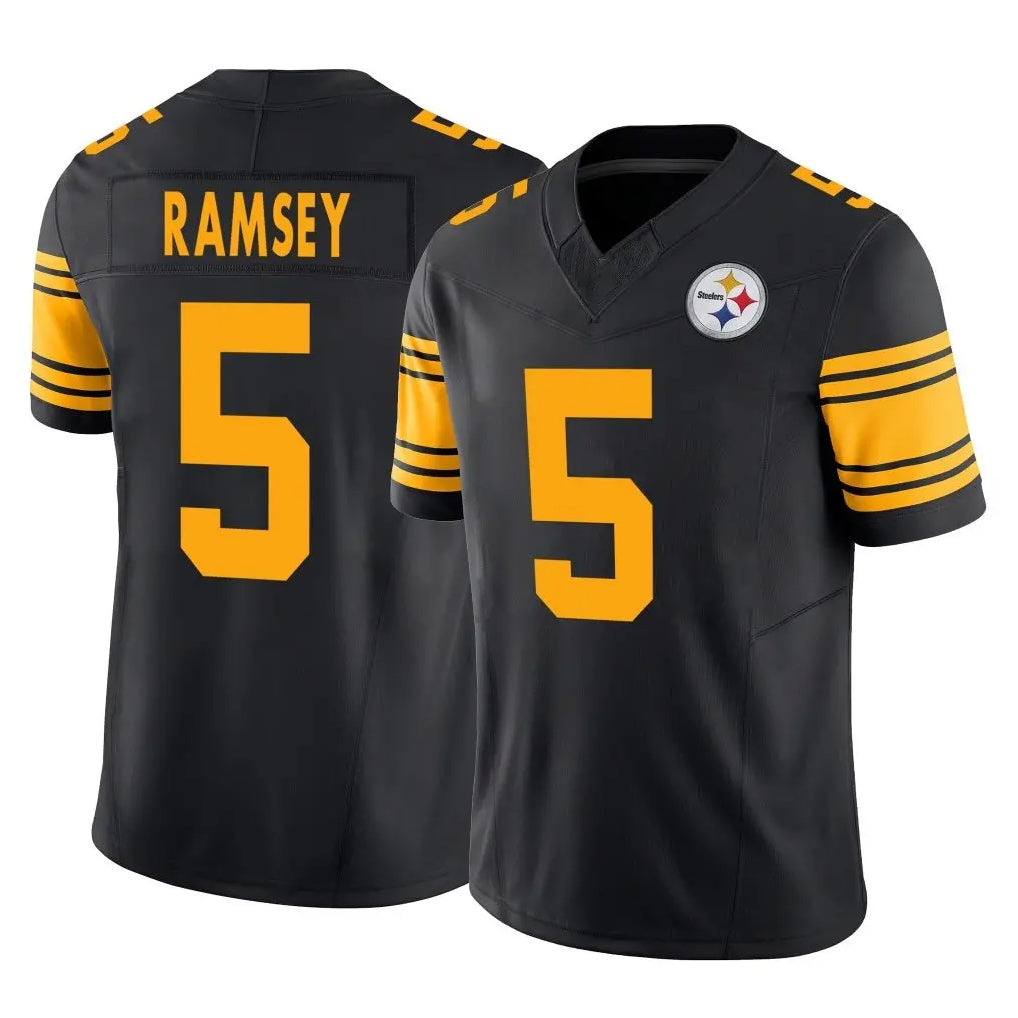 P.Steelers #5 Jalen Ramsey Player Black Limited 2nd Alternate Vapor F.U.S.E. Home Game BALCE Stitched Jerseys