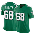 P.Eagles #68 Jordan Mailata Player Green Kelly Alternate Vapor F.U.S.E. Home Game BALCE Stitched Jerseys