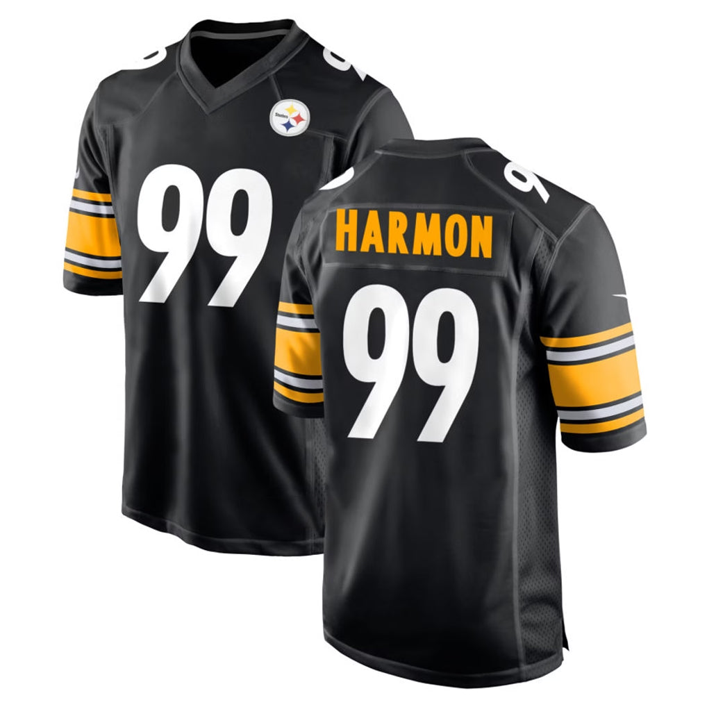 P.Steelers #99 Derrick Harmon Player Black Home Game BALCE Stitched Jerseys