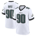 P.Eagles #90 Jordan Davis Player White Game Home BALCE Stitched Jerseys