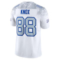 B.Bills #88 Dawson Knox Player White Rivalries Collection Vapor Limited BALCE Stitched Jerseys