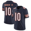 C.Bears #10 Luther Burden III Player Navy Vapor Untouchable Limited Home Game BALCE Stitched Jerseys