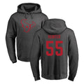 H.Texans #55 Danielle Hunter Player Gray Pro Line Pullover Hoodie Limited Game BALCE Stitched Jerseys
