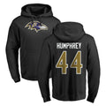 B.Ravens #44 Marlon Humphrey Player Black Pullover Hoodie BALCE Stitched Jerseys