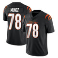 C.Bengals #78 Anthony Munoz Player Black Vapor Untouchable Limited Home Game BALCE Stitched Jerseys