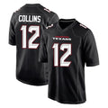 H.Texans #12 Nico Collins Player Carbon Black Fashion Home Game BALCE Stitched Jerseys