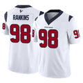 H.Texans #98 Sheldon Rankins Player White Limited Vapor F.U.S.E. Home Game BALCE Stitched Jerseys