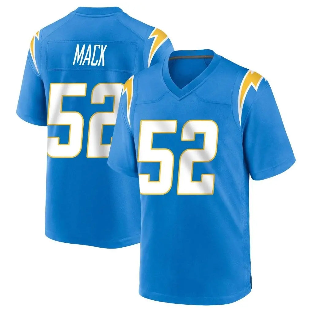 LA.Chargers #52 Khalil Mack Player Blue Home Game BALCE Stitched Jerseys
