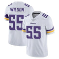 M.Vikings #55 Eric Wilson Player White Limited Vapor Untouchable Home Game BALCE Stitched Jerseys