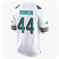 M.Dolphins #44 Chop Robinson Player White Limited Home Game BALCE Stitched Jerseys