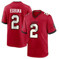 TB.Buccaneers #2 Emeka Egbuka Player Red Home Game BALCE Stitched Jerseys