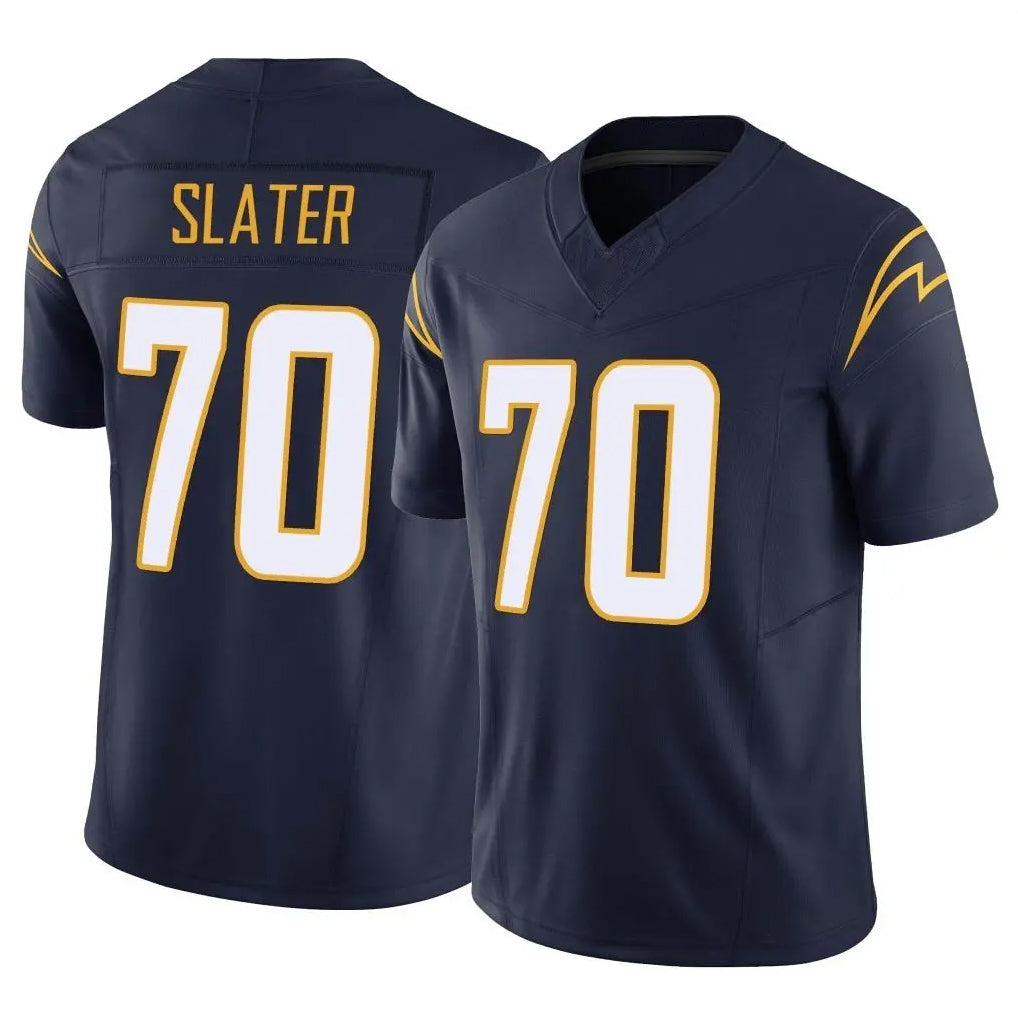 LA.Chargers #70 Rashawn Slater Player Navy Limited Vapor F.U.S.E. Home Game BALCE Stitched Jerseys