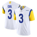 LA.Rams #3 Kam Curl Player White Limited Vapor Untouchable Home Game BALCE Stitched Jerseys