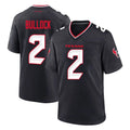 H.Texans #2 Calen Bullock Player Navy Team Home Game BALCE Stitched Jerseys