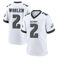P.Eagles #2 Riq Woolen Player White Game Home BALCE Stitched Jerseys