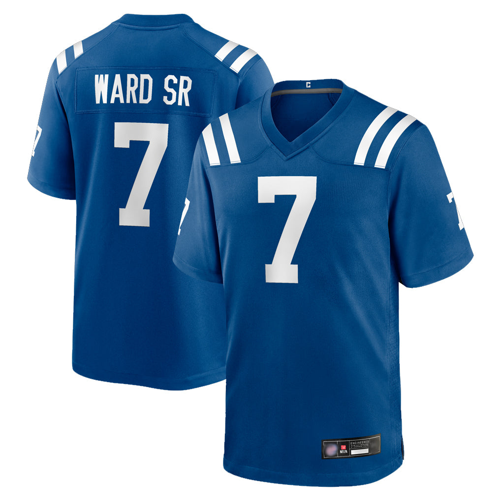 IN.Colts #7 Charvarius Ward Sr. Player Royal Home Game BALCE Stitched Jerseys