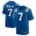 IN.Colts #7 Charvarius Ward Sr. Player Royal Home Game BALCE Stitched Jerseys